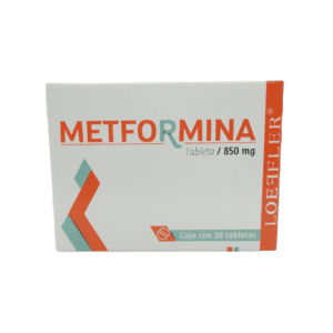 Metformina Tab 850 Mg C/30 Loeffler