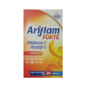 Ariflam Forte (Diclofenaco/Complejo B) Grag C/30 Ultra