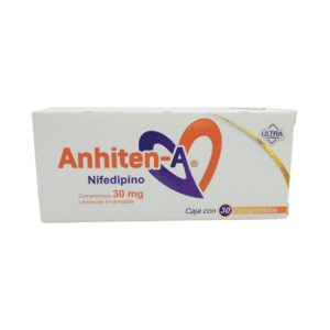 Anhiten-A (Nifedipino) Comp Lib Prol 30 Mg C/30 Ultra