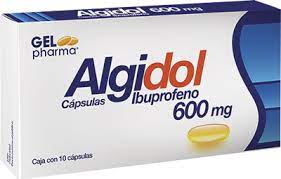 Algidol (Ibuprofeno) Cap 600 Mg C/10 Gelpharma