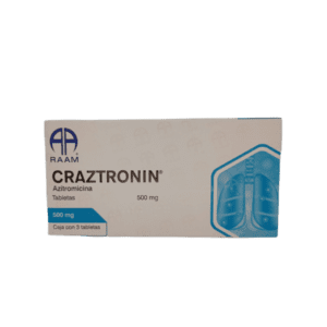 Craztronin (Azitromicina) Tab 500 Mg C/3 Raam