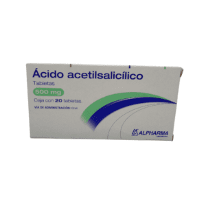 Acido Acetilsalicilico Tab 500 Mg C/20 Alpharma