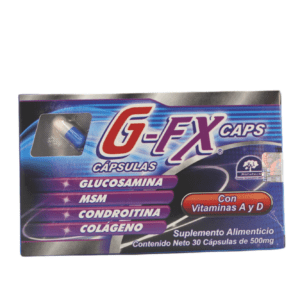 G-Fx Caps (Glucosamina/Msm/Condroitina/Colageno) Cap 500 Mg C/30 Natutech
