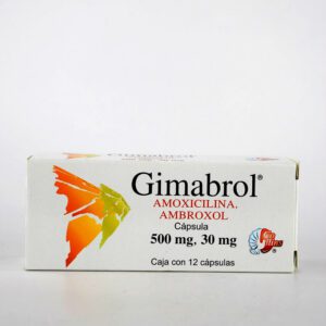 Gimabrol (Amoxici/Ambrox) Cap 500/30 Mg C/12 Collins
