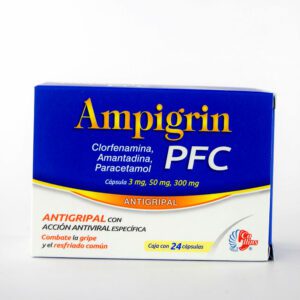 Ampigrin Pfc (Clorfenamina/Amantadina/Paracetamol) Cap 3 /50/300 Mg C/24 Collins