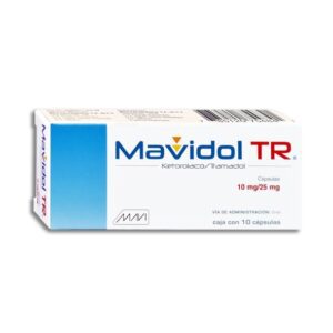Mavidol TR (Tramadol/Ketorolaco) Cap 25/10 Mg C/10 Mavi