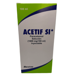 Acetif Si (Paracetamol) Sol Iny 1 G Fco C/100 Ml Baxter
