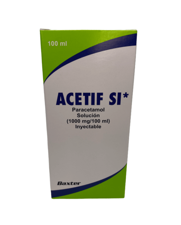 Acetif Si (Paracetamol) Sol Iny 1 G Fco C/100 Ml Baxter